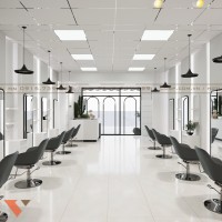 Thiết kế salon tóc Tăng Bảo My thanh lịch